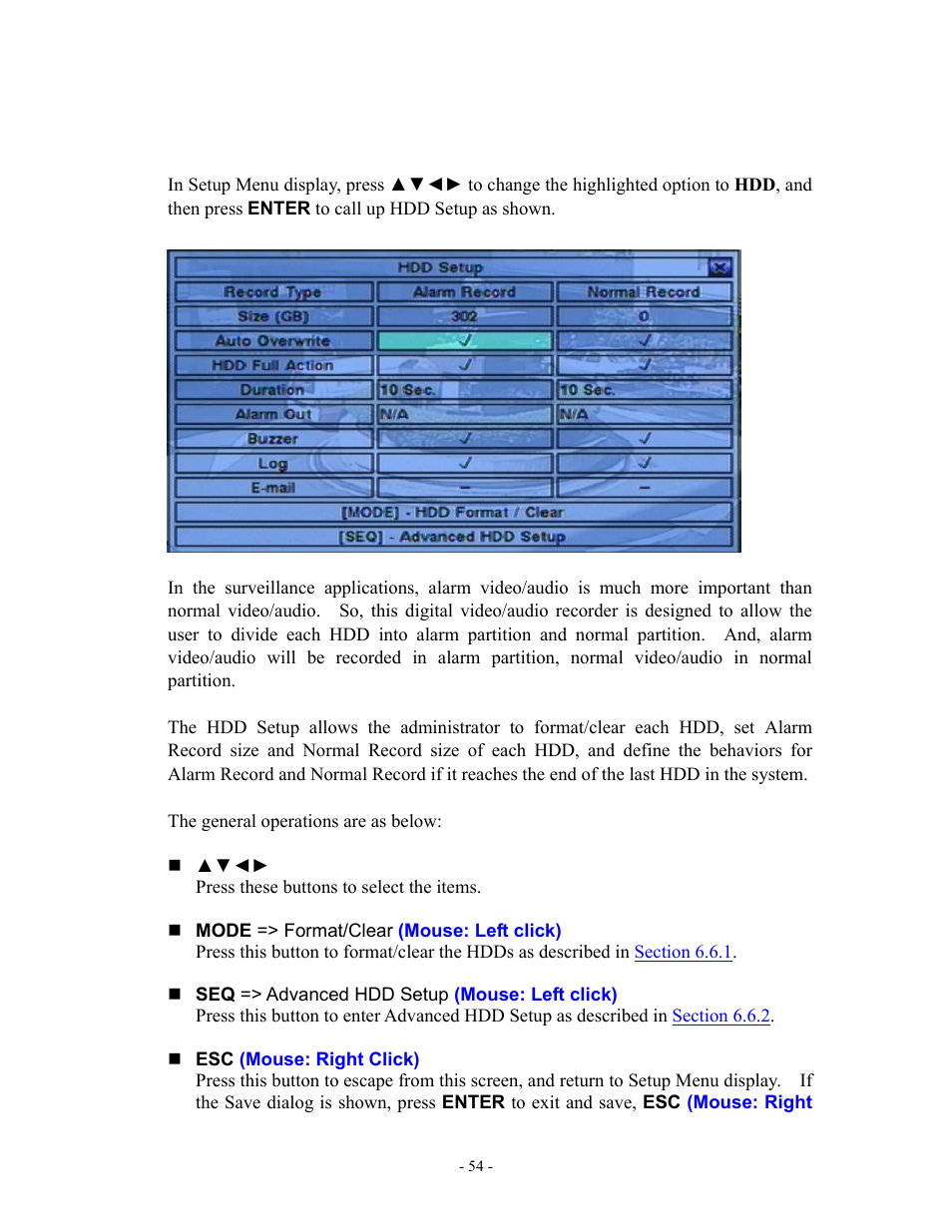 6 hdd setup | Aposonic A-S1602R20B User Manual | Page 54 / 120