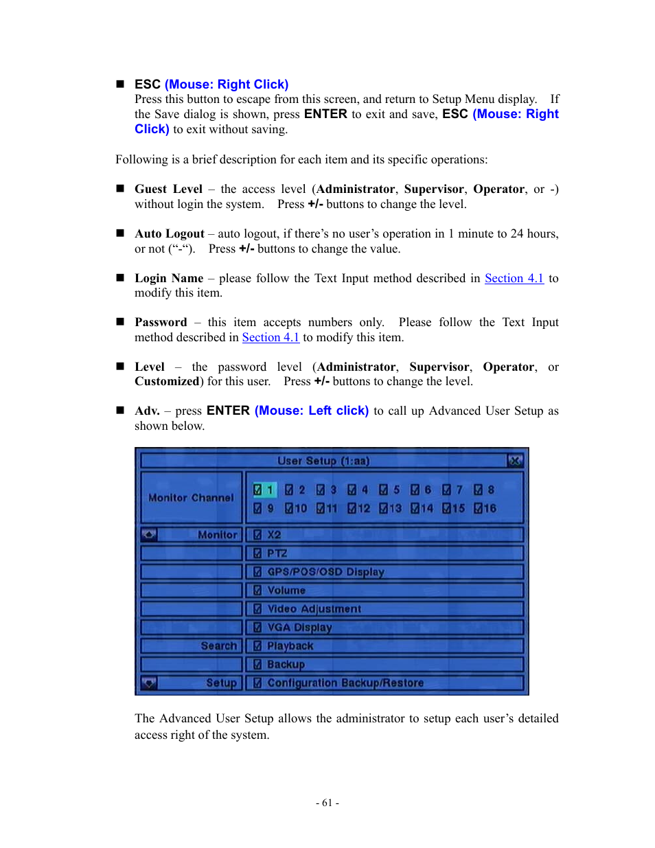 Aposonic A-S1602R20B User Manual | Page 61 / 120