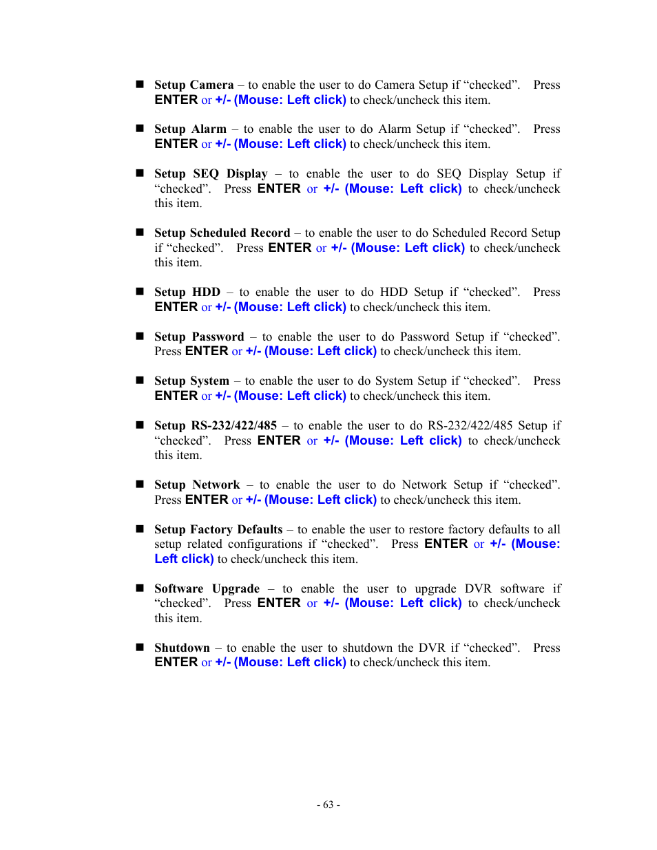 Aposonic A-S1602R20B User Manual | Page 63 / 120