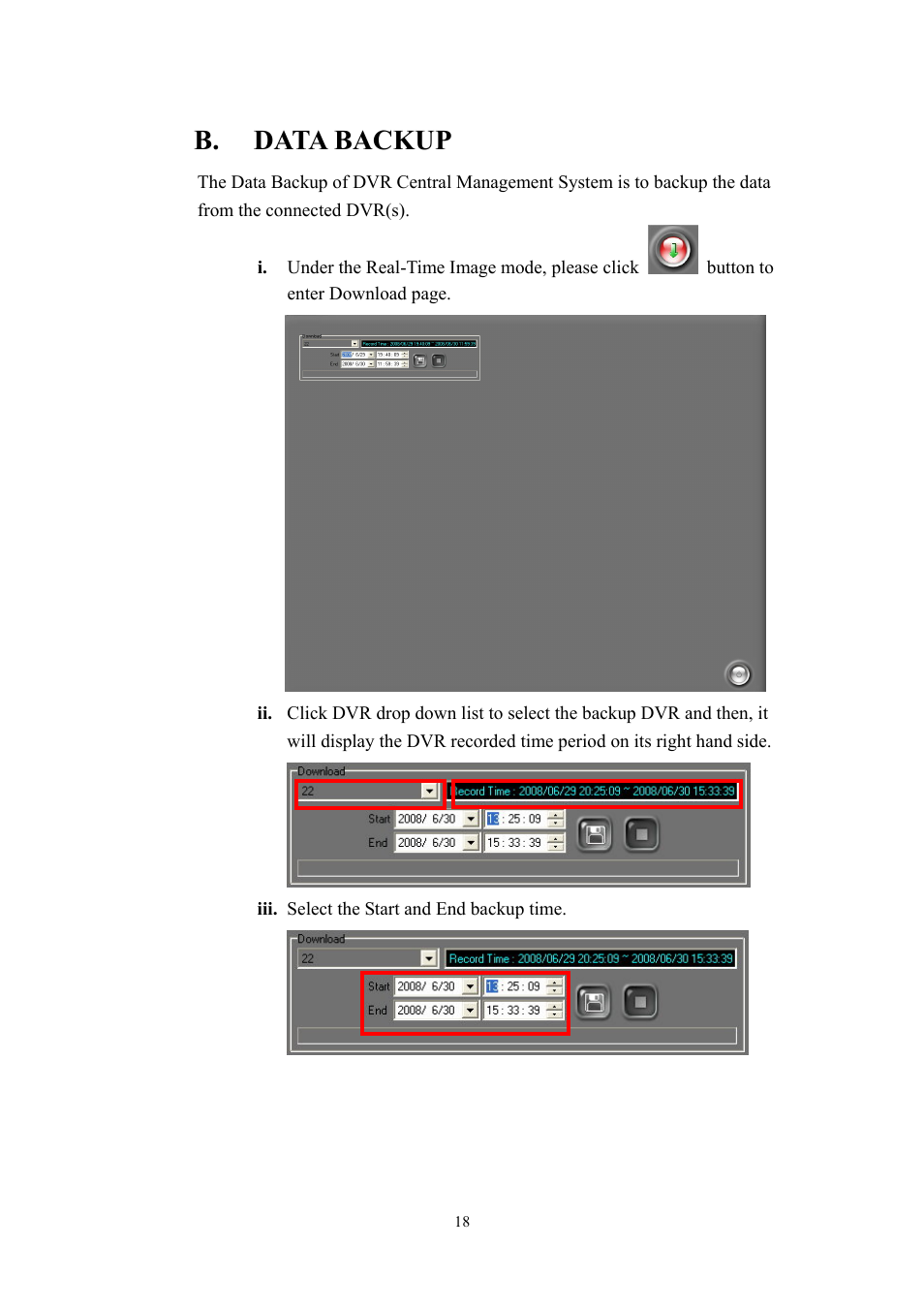 B. data backup | Aposonic A-S1604R4 User Manual | Page 18 / 30