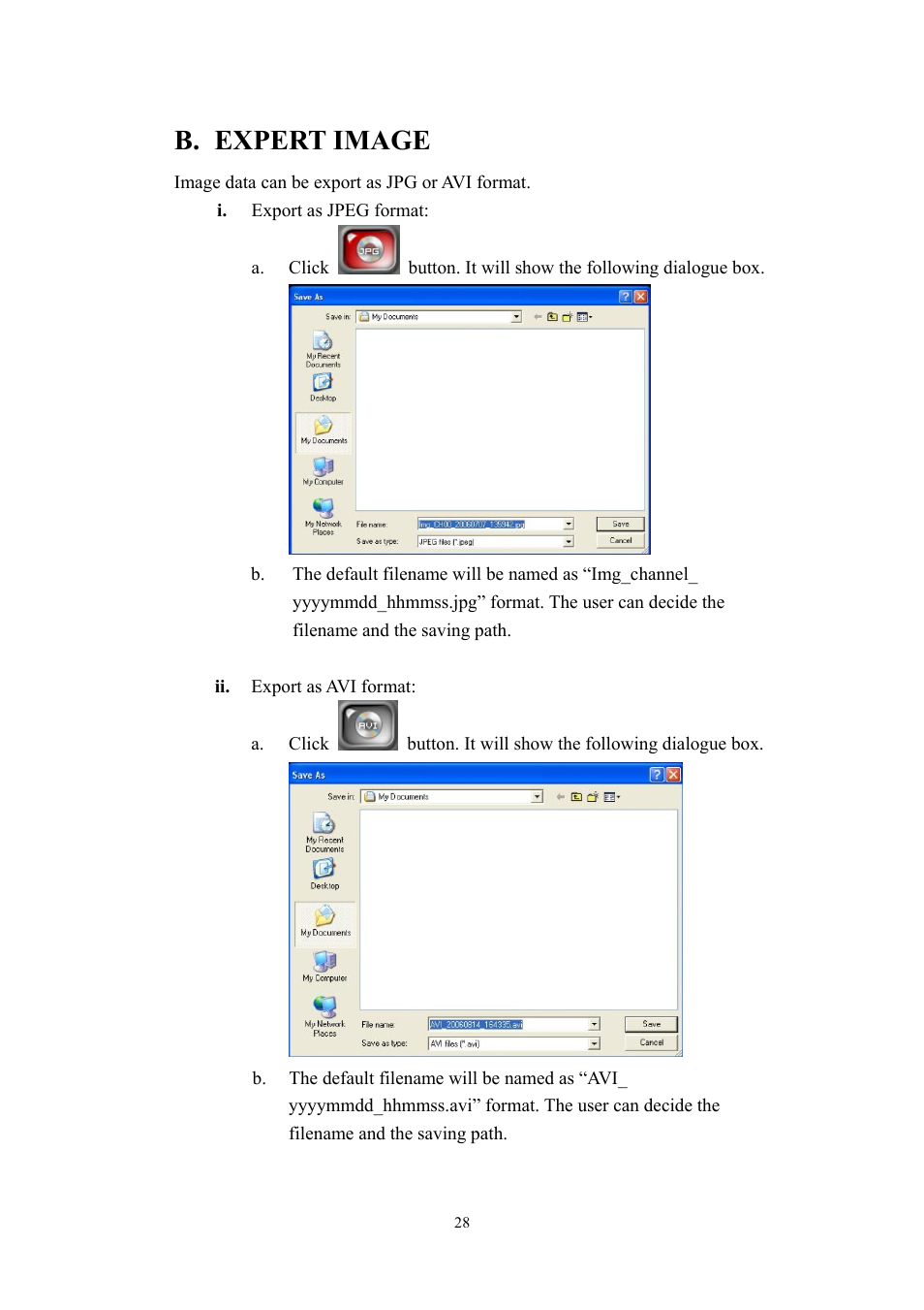 B. expert image | Aposonic A-S1604R4 User Manual | Page 28 / 30