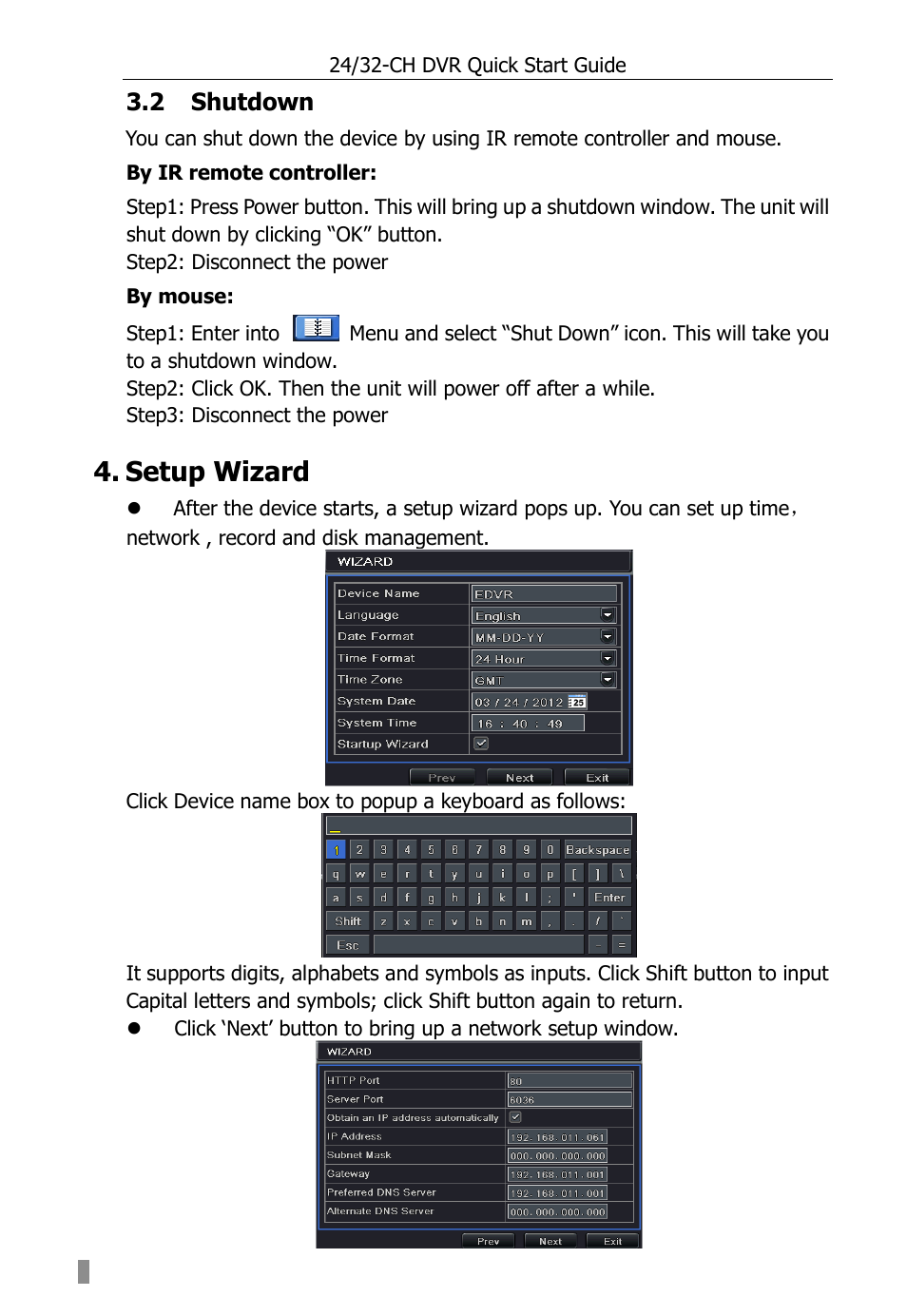 Setup wizard | Aposonic A-S3216T3 User Manual | Page 6 / 15