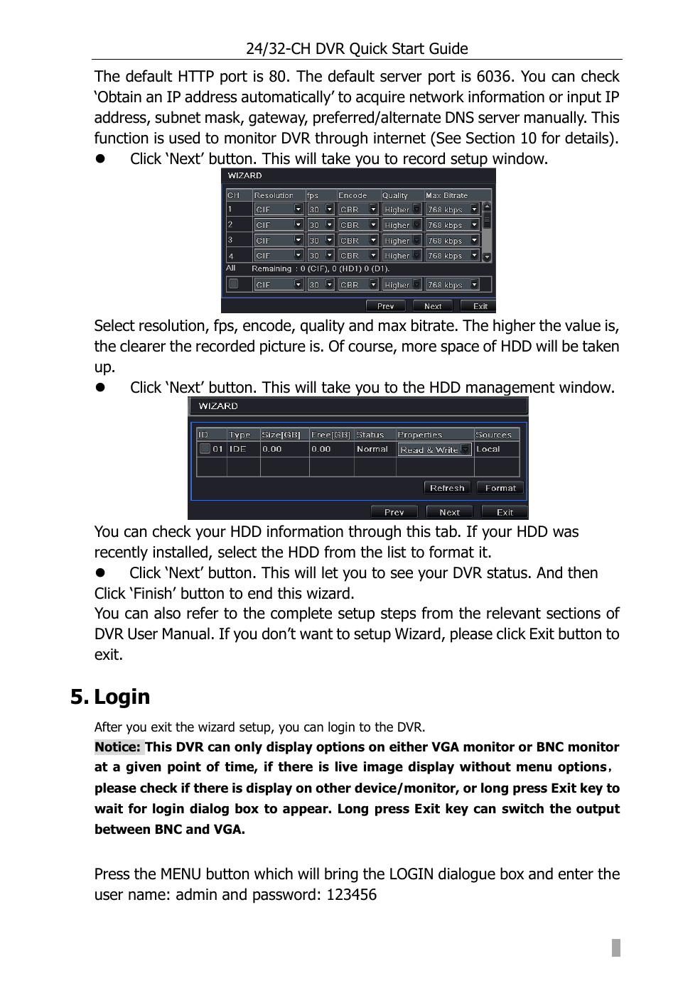 Login | Aposonic A-S3216T3 User Manual | Page 7 / 15