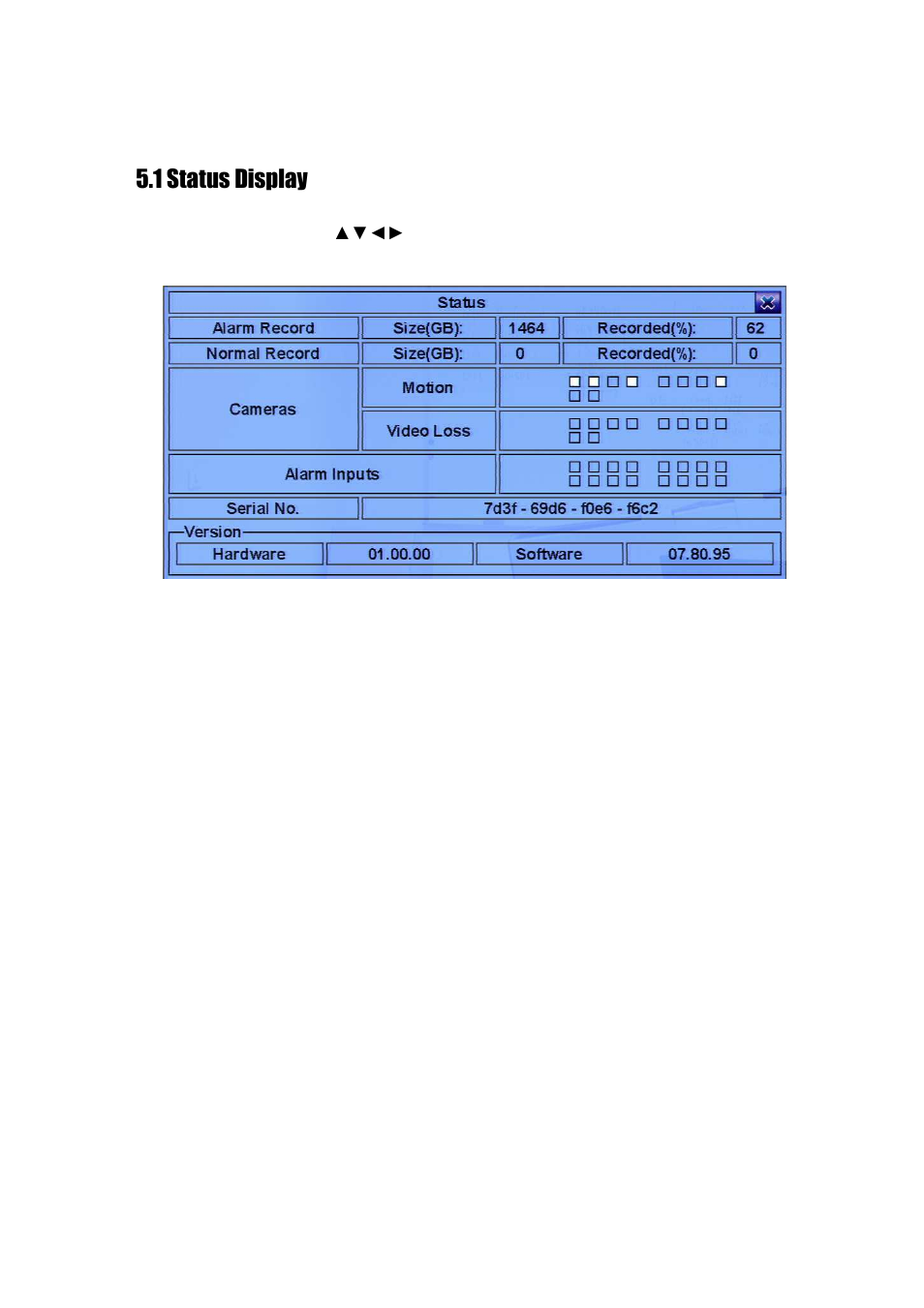 1 status display | Aposonic A-H2A8D2 User Manual | Page 28 / 125