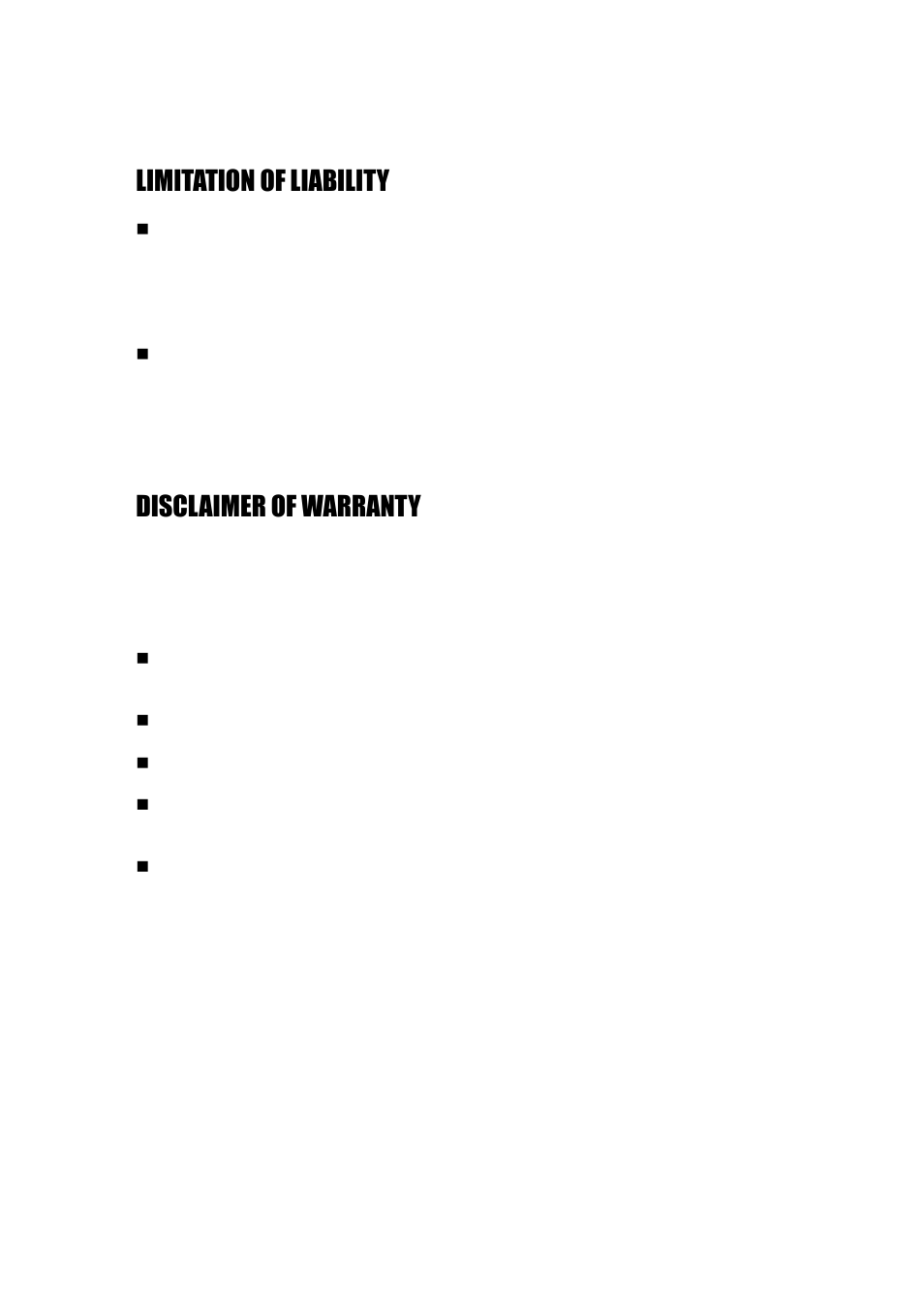 Limitation of liability, Disclaimer of warranty | Aposonic A-H2A8D2 User Manual | Page 3 / 125