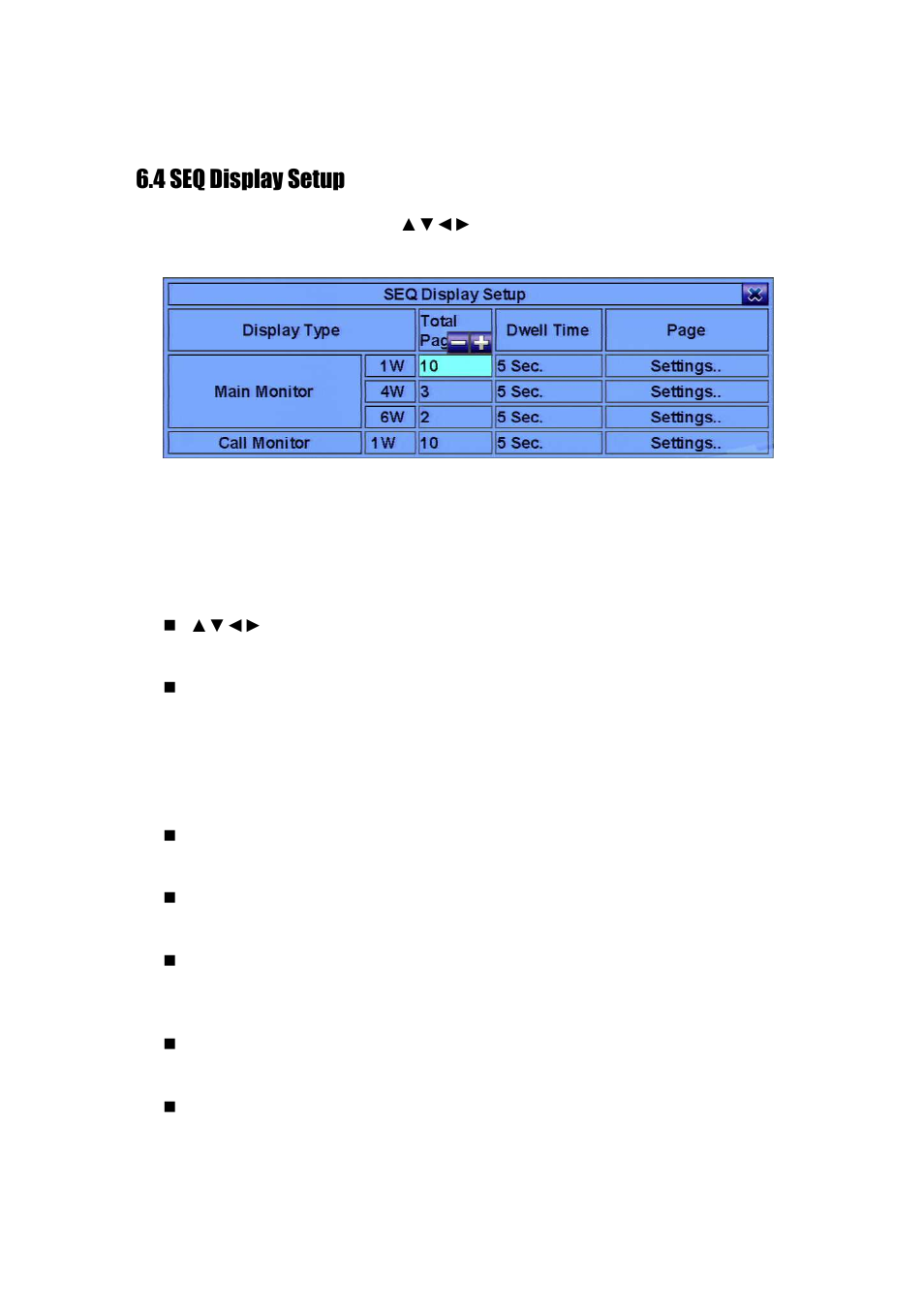 4 seq display setup | Aposonic A-H2A8D2 User Manual | Page 51 / 125