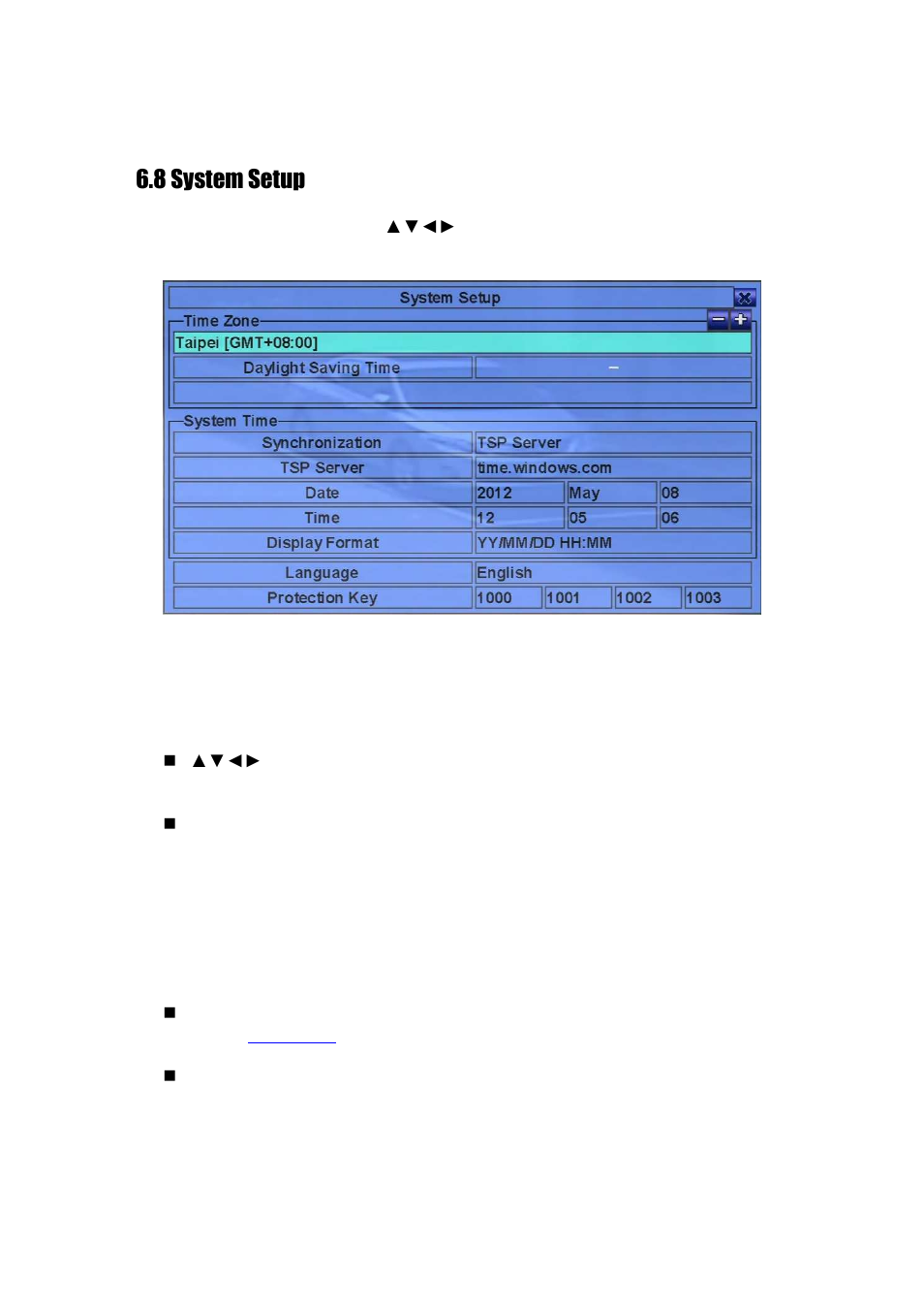 8 system setup | Aposonic A-H2A8D2 User Manual | Page 67 / 125