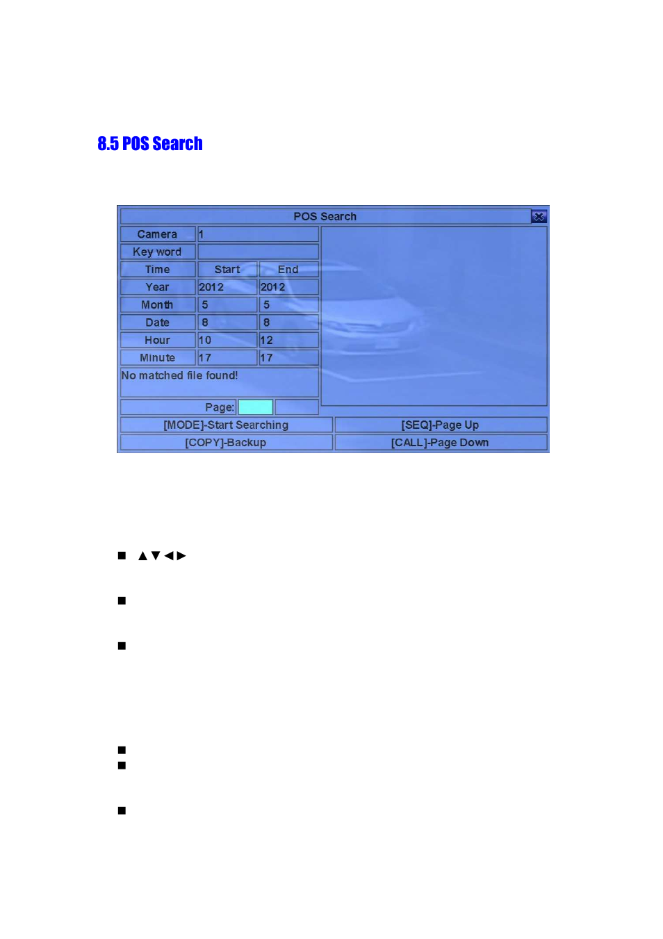 5 pos search | Aposonic A-H2A8D2 User Manual | Page 90 / 125