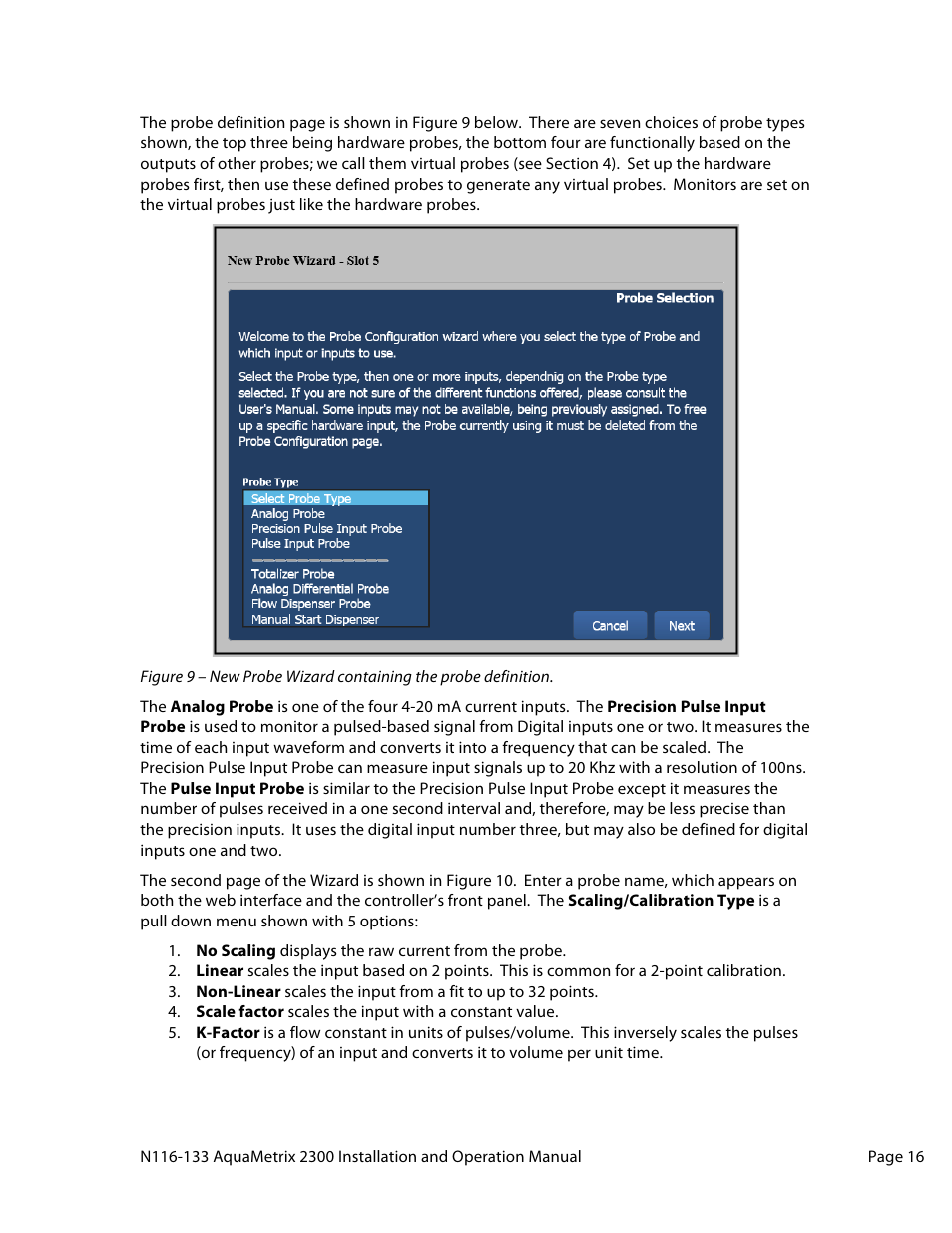 Aquametrix 2300 Multi-Input Controller User Manual User Manual | Page 16 / 45