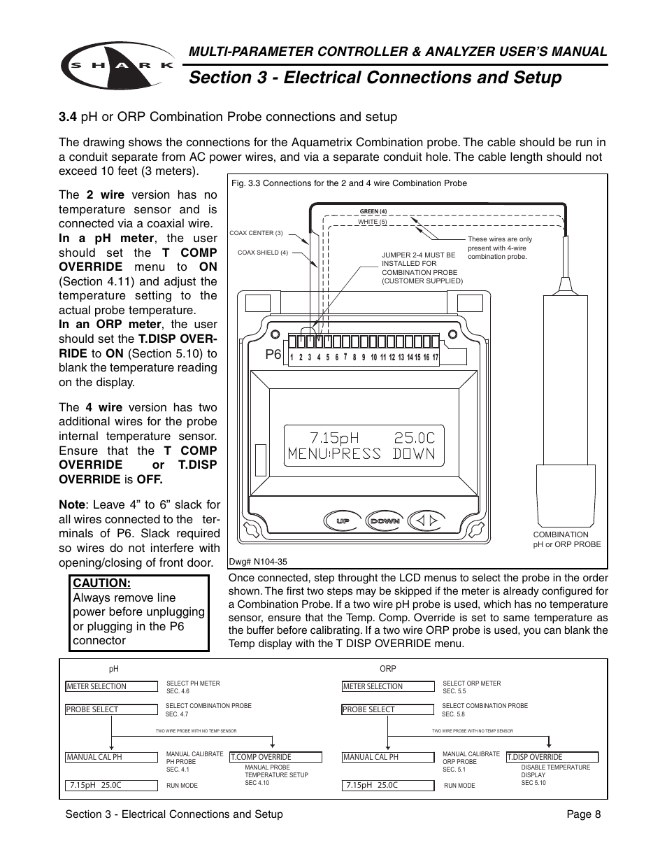 Aquametrix SHARK-120/240 Controllers User Manual User Manual | Page 10 / 132