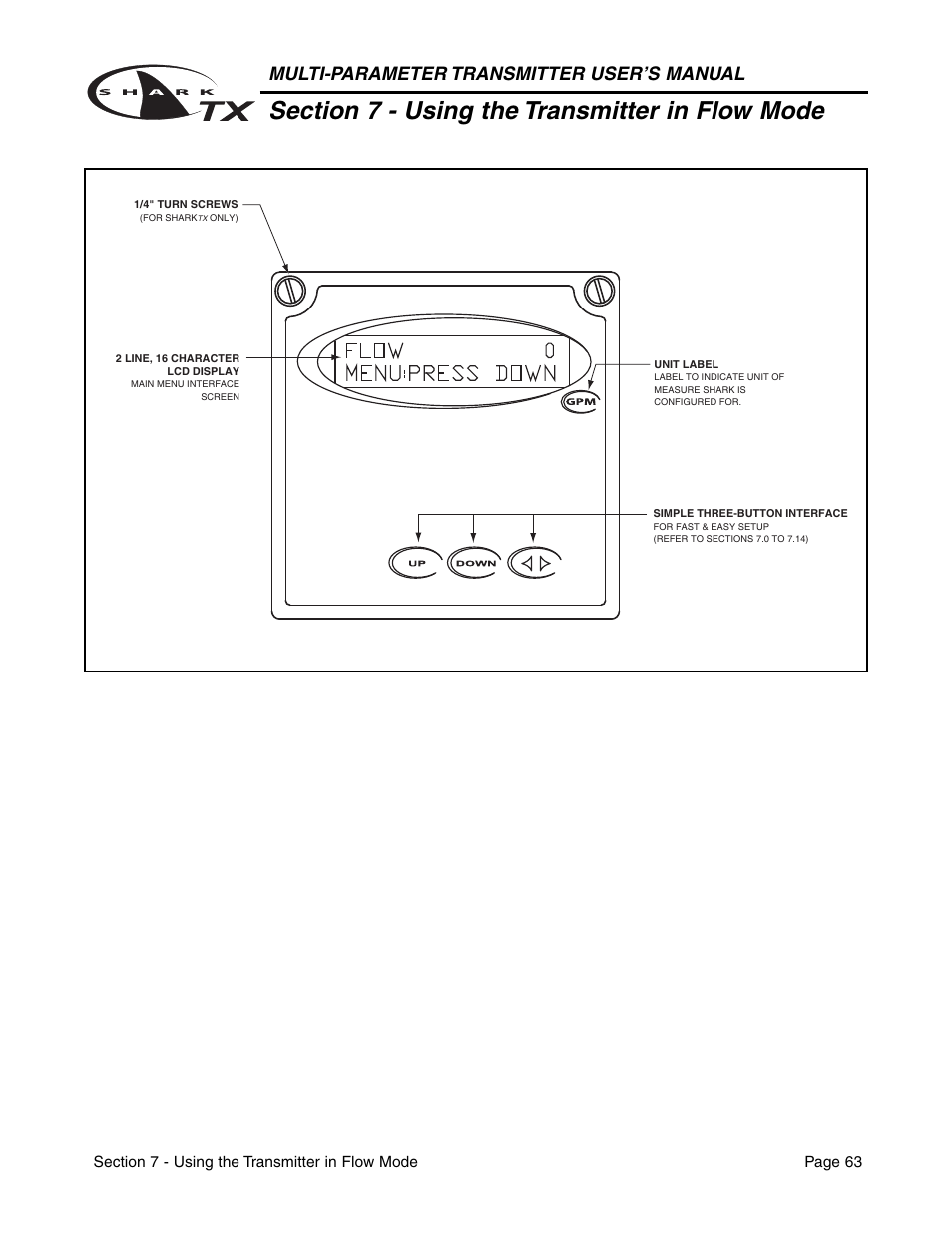 Multi-parameter transmitter user’s manual | Aquametrix SHARK TX / TXP Transmitters User Manual User Manual | Page 65 / 82