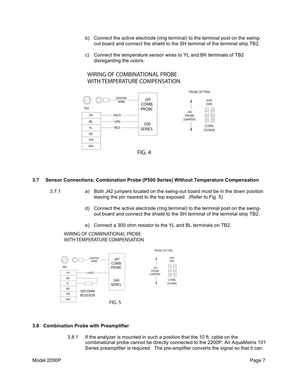 Aquametrix 2200P pH Analyzer/Controller User Manual User Manual | Page 9 / 30