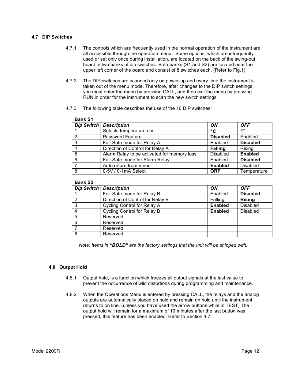 Aquametrix 2200R ORP Analyzer/Controller User Manual User Manual | Page 14 / 30