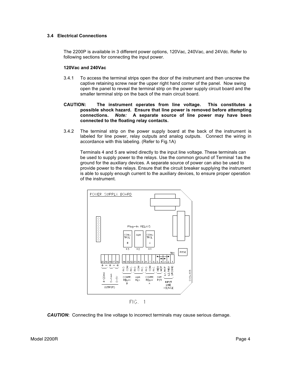 Aquametrix 2200R ORP Analyzer/Controller User Manual User Manual | Page 6 / 30