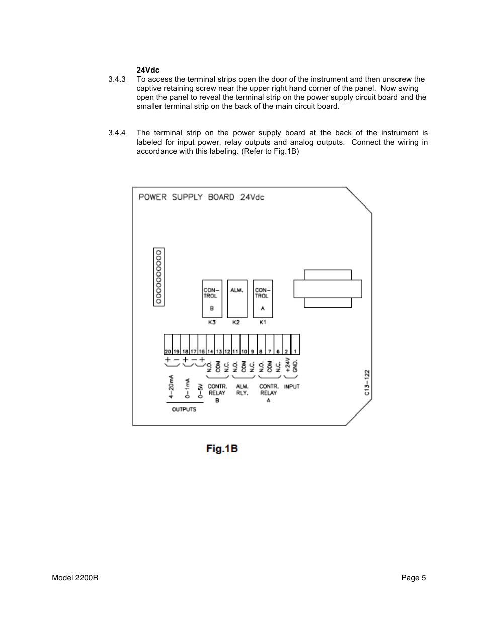Aquametrix 2200R ORP Analyzer/Controller User Manual User Manual | Page 7 / 30