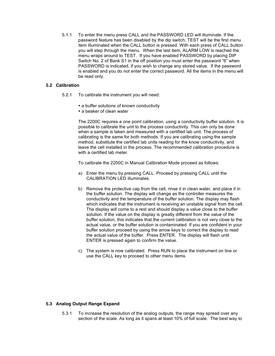 Aquametrix 2200C Conductivity Controller User Manual User Manual | Page 13 / 28