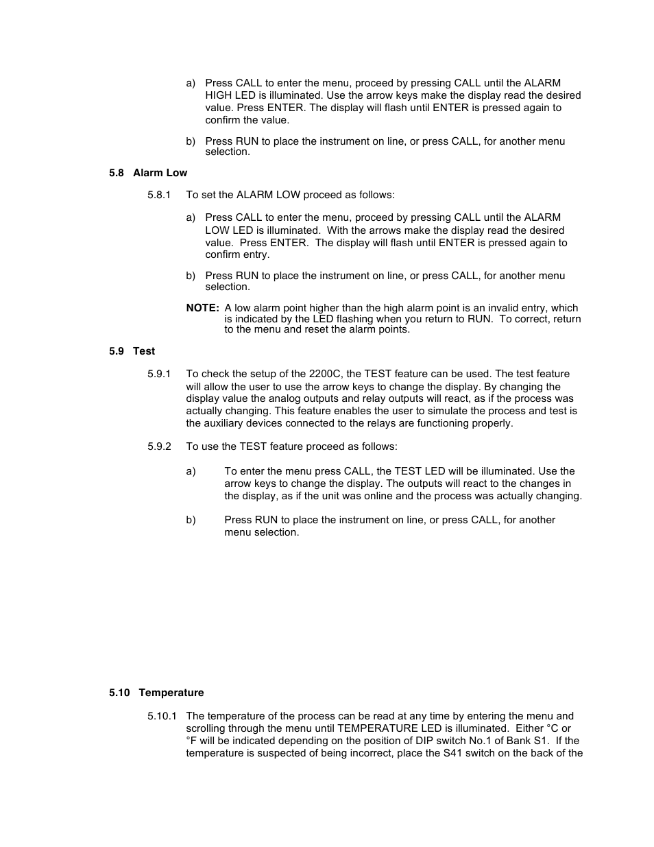 Aquametrix 2200C Conductivity Controller User Manual User Manual | Page 16 / 28