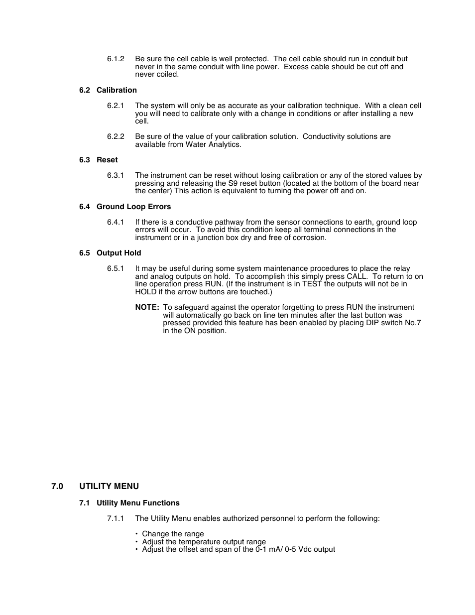 Aquametrix 2200C Conductivity Controller User Manual User Manual | Page 18 / 28