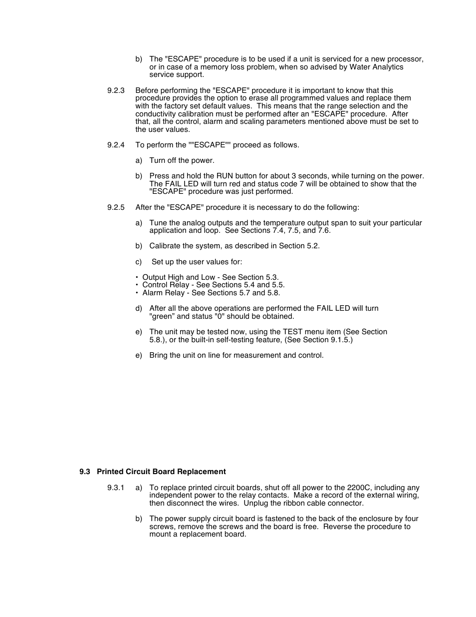 Aquametrix 2200C Conductivity Controller User Manual User Manual | Page 26 / 28