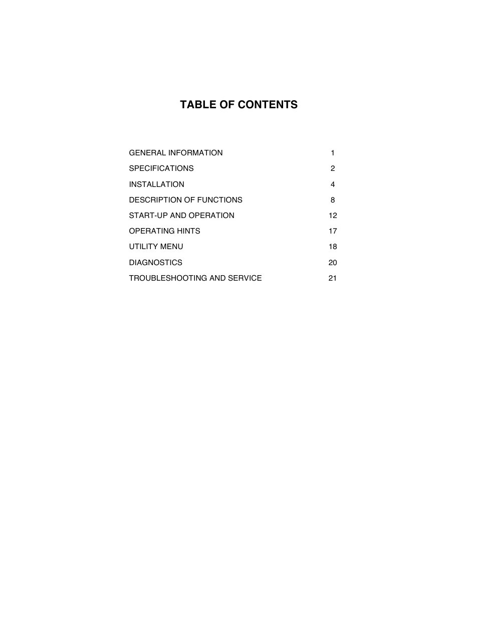 Aquametrix 2200D Dissolved Oxygen Controller/Analyzer User Manual User Manual | Page 2 / 26