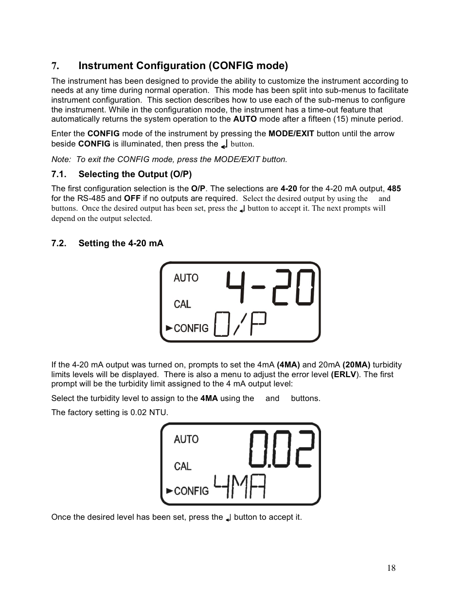 Aquametrix AM-TBR Turbidimeter User Manual User Manual | Page 23 / 44