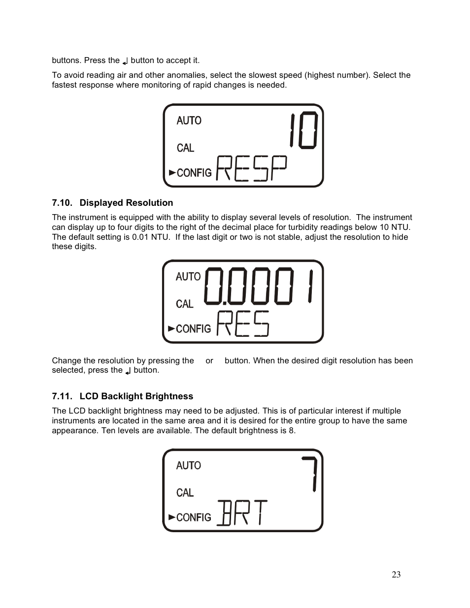 Aquametrix AM-TBR Turbidimeter User Manual User Manual | Page 28 / 44