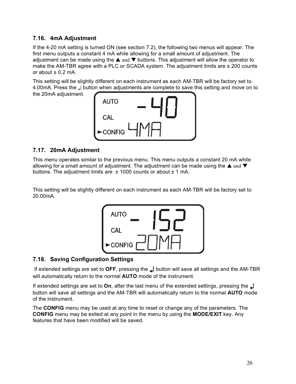 Aquametrix AM-TBR Turbidimeter User Manual User Manual | Page 31 / 44