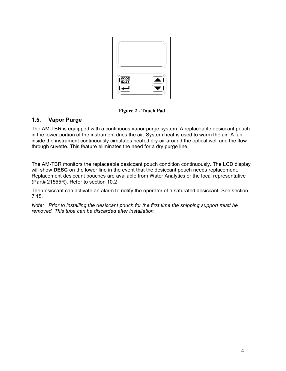 Aquametrix AM-TBR Turbidimeter User Manual User Manual | Page 9 / 44