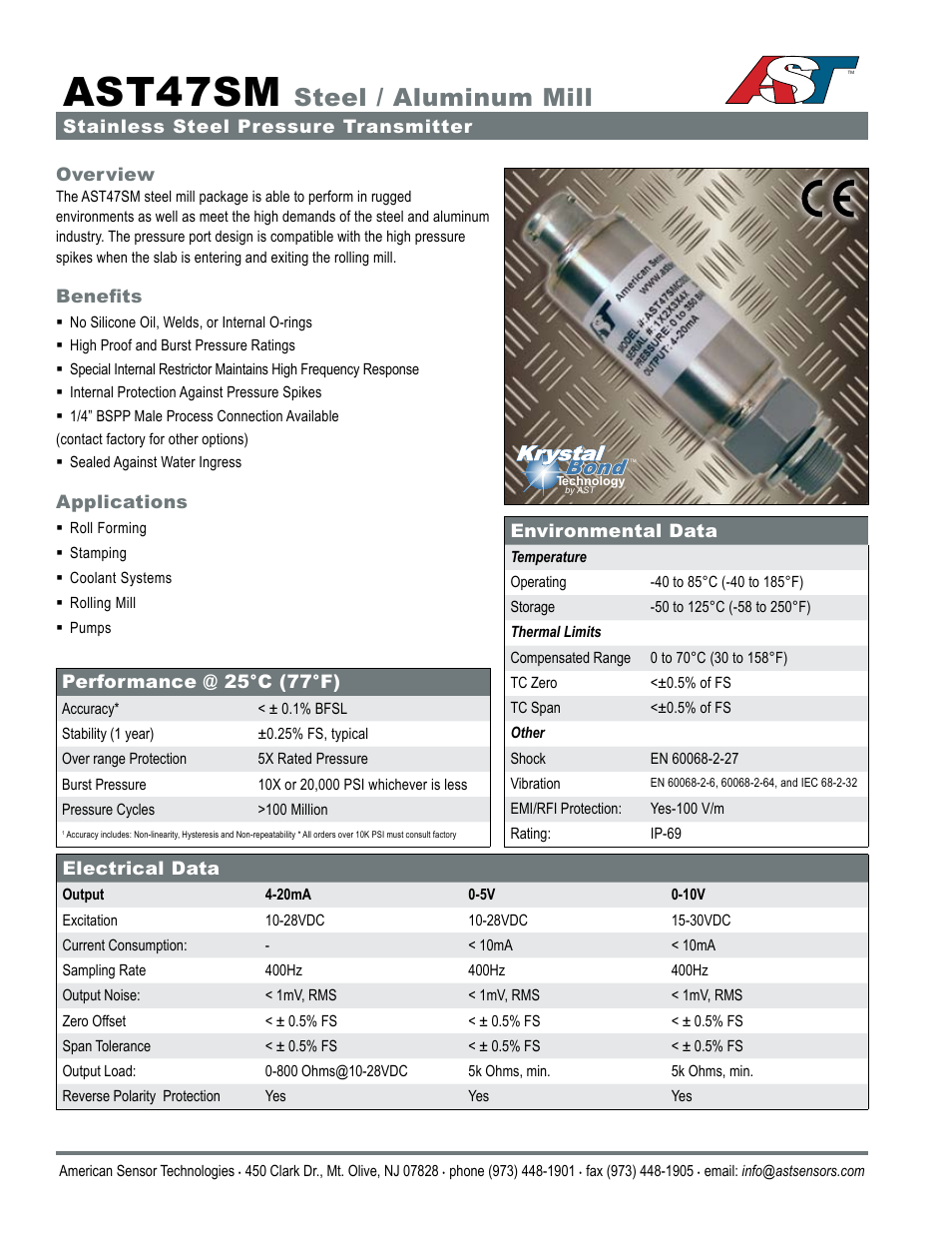 AST AST47SM Datasheet User Manual | 2 pages