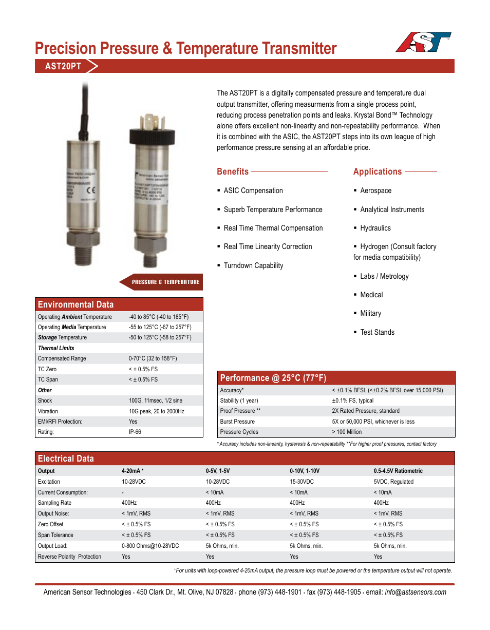 AST AST20PT Datasheet User Manual | 3 pages