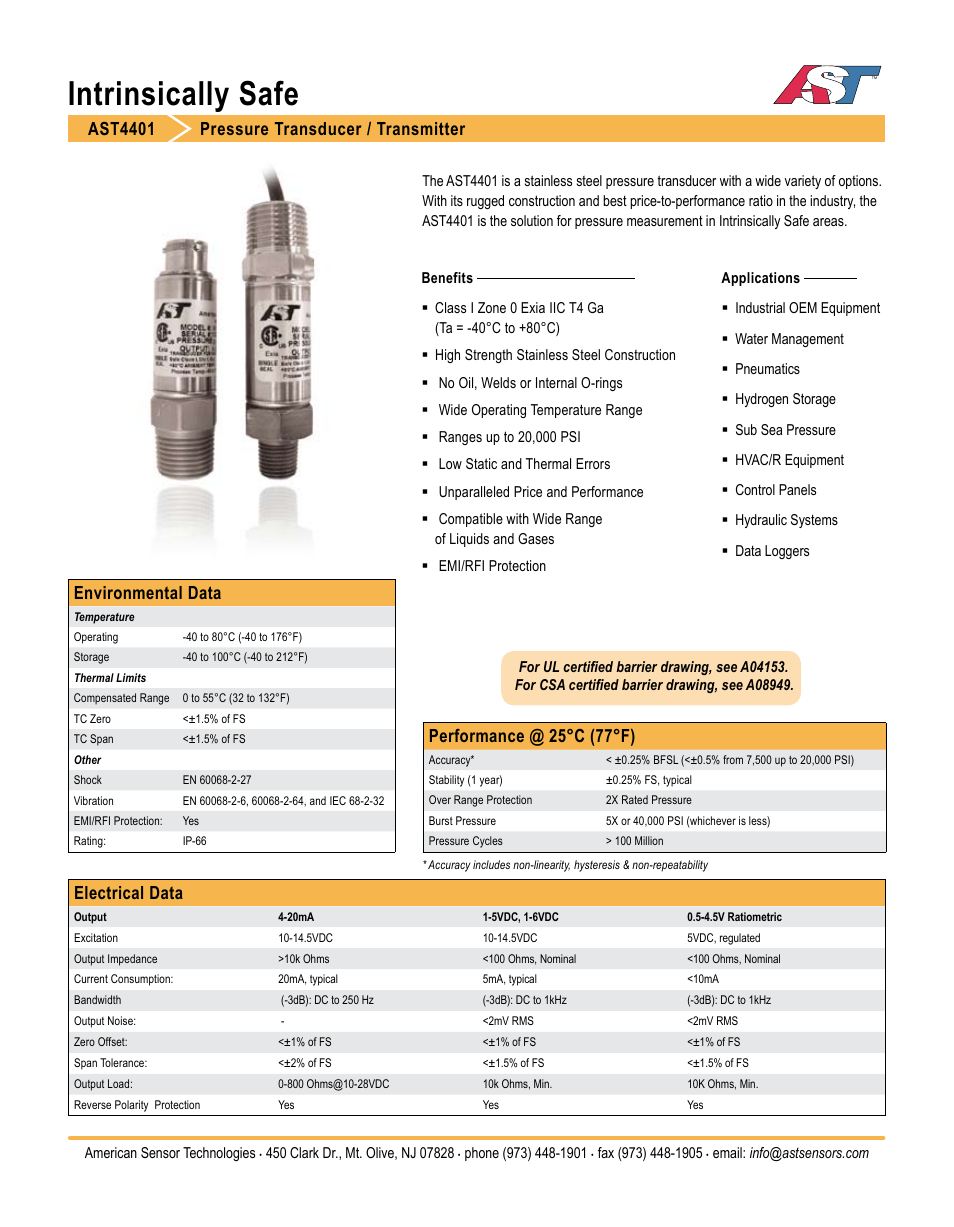 AST AST4401 Datasheet User Manual | 4 pages