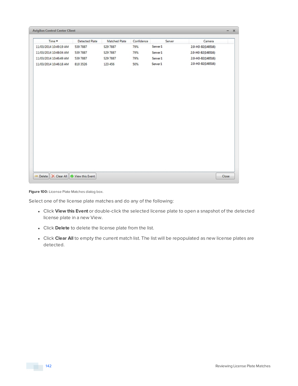 Avigilon ACC Enterprise Version 5.2.2 User Manual | Page 142 / 189