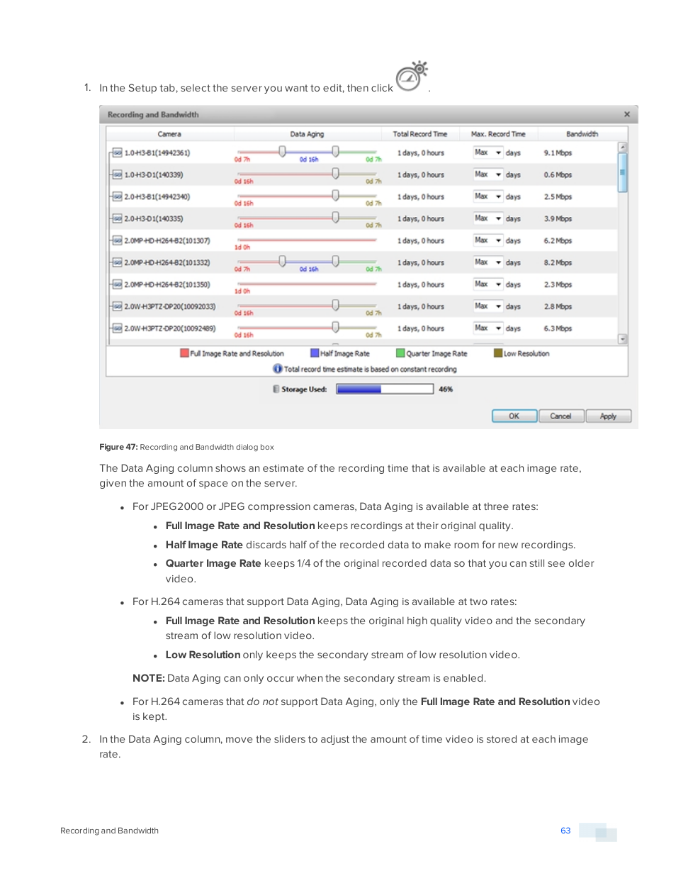 Avigilon ACC Enterprise Version 5.2.2 User Manual | Page 63 / 189