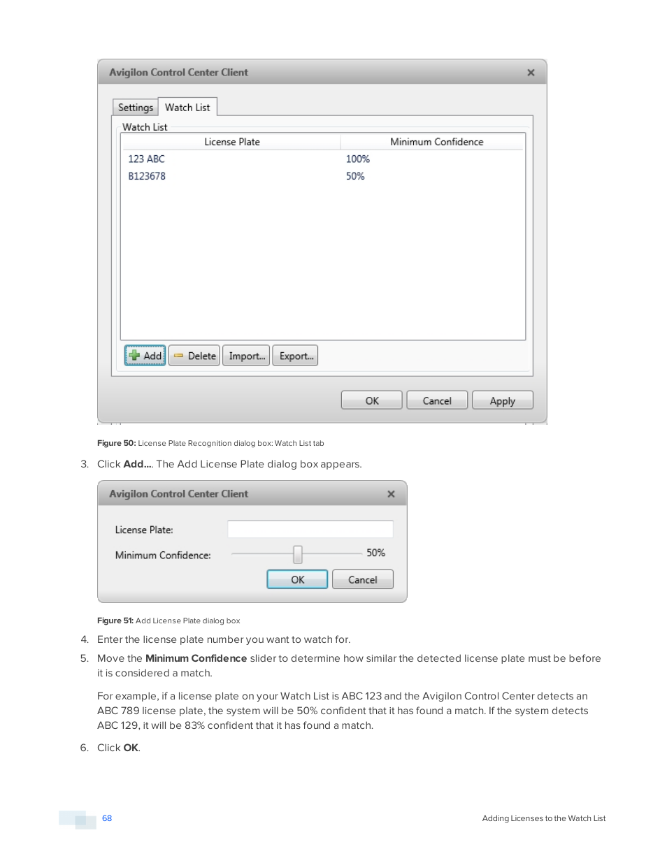 Avigilon ACC Enterprise Version 5.2.2 User Manual | Page 68 / 189