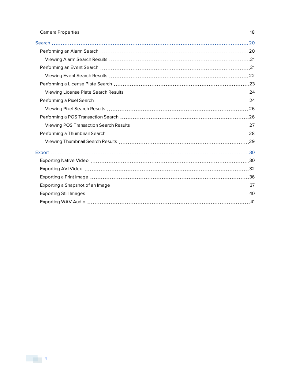 Avigilon ACC Player Version 5.2.2 User Manual | Page 4 / 42