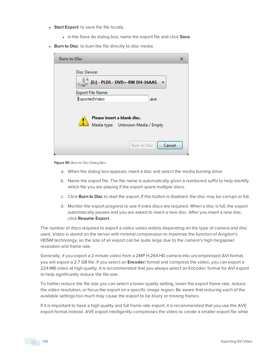 Avigilon ACC Standard Version 5.2.2 User Manual | Page 126 / 151