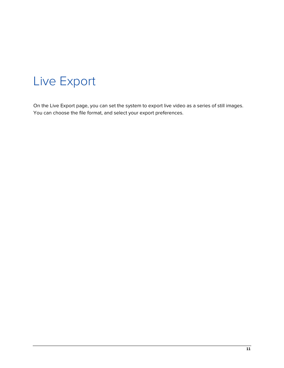 Live export | Avigilon ACC Gateway Version 5.2 User Manual | Page 17 / 24