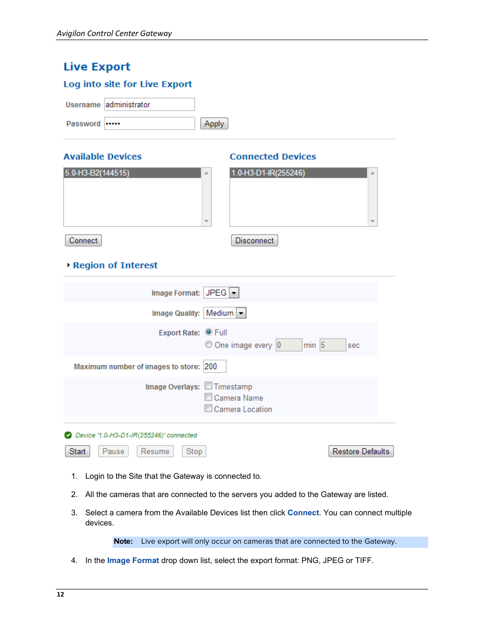 Avigilon ACC Gateway Version 5.2 User Manual | Page 18 / 24