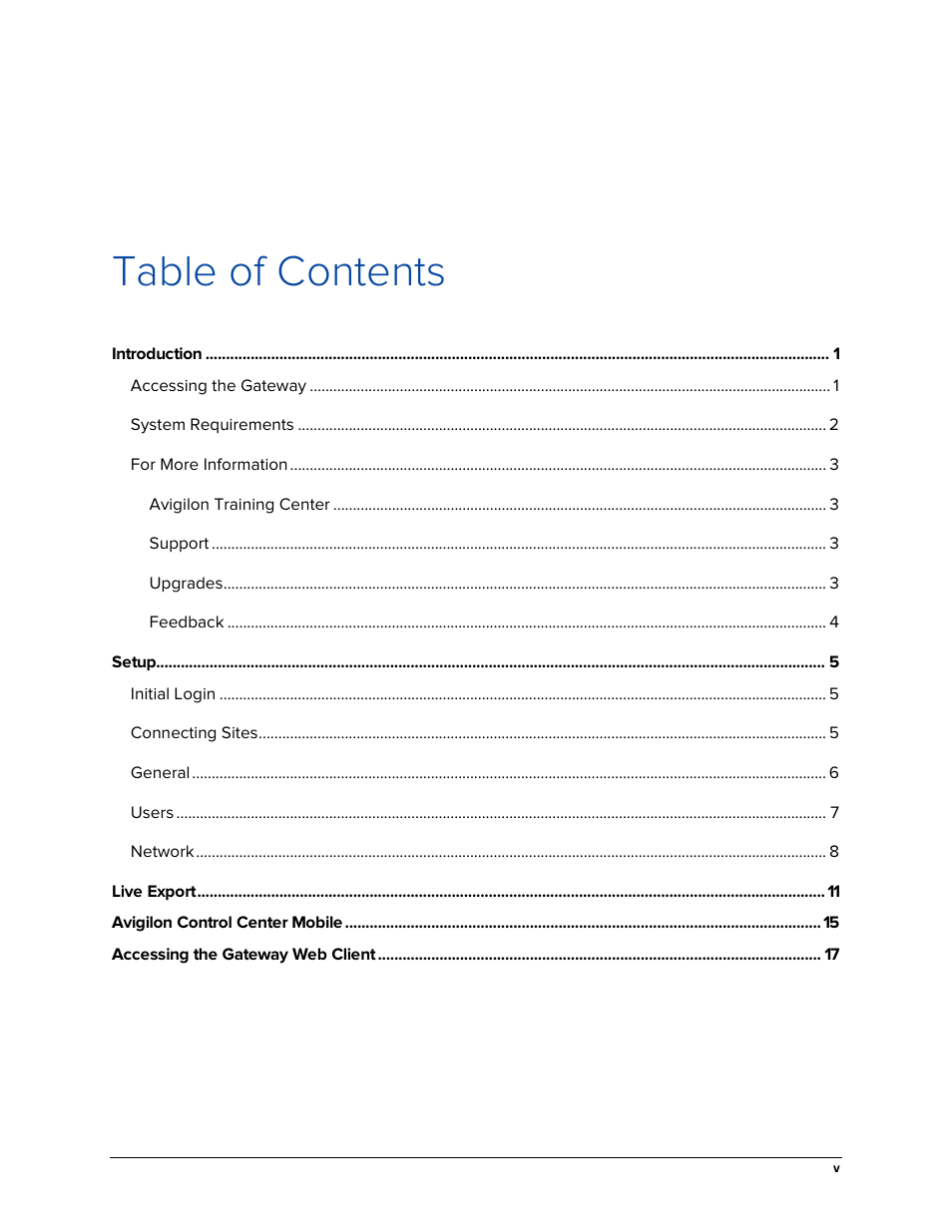 Avigilon ACC Gateway Version 5.2 User Manual | Page 5 / 24