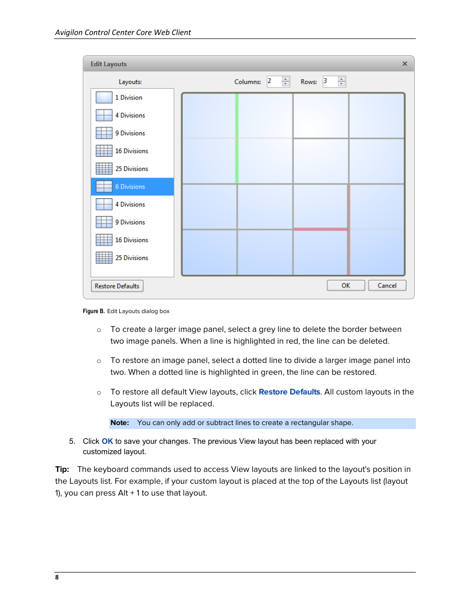 Avigilon ACC Core Web Version 5.2 User Manual | Page 16 / 57