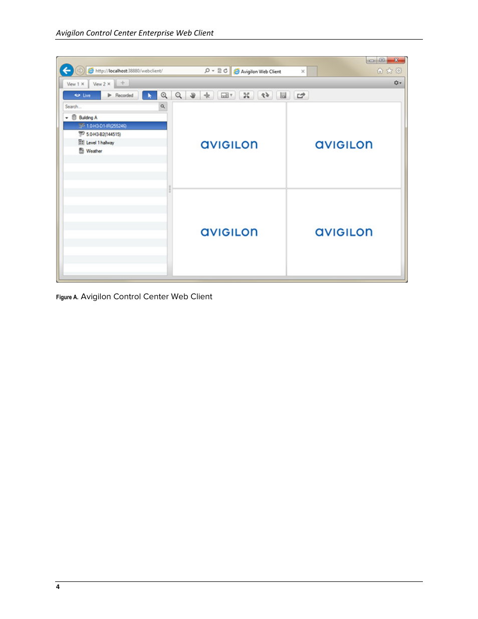 Avigilon ACC Enterprise Web Version 5.2 User Manual | Page 14 / 90