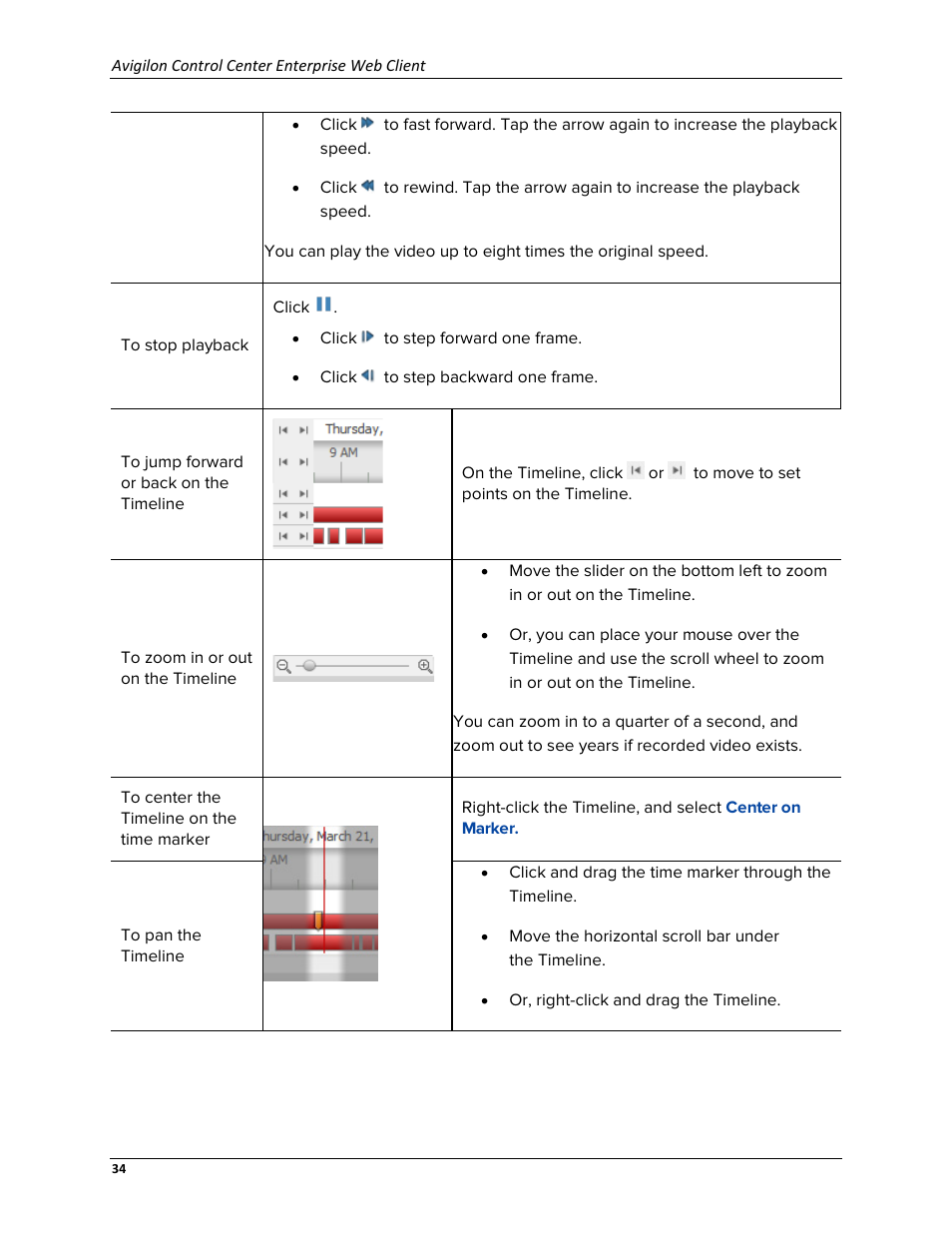 Avigilon ACC Enterprise Web Version 5.2 User Manual | Page 44 / 90