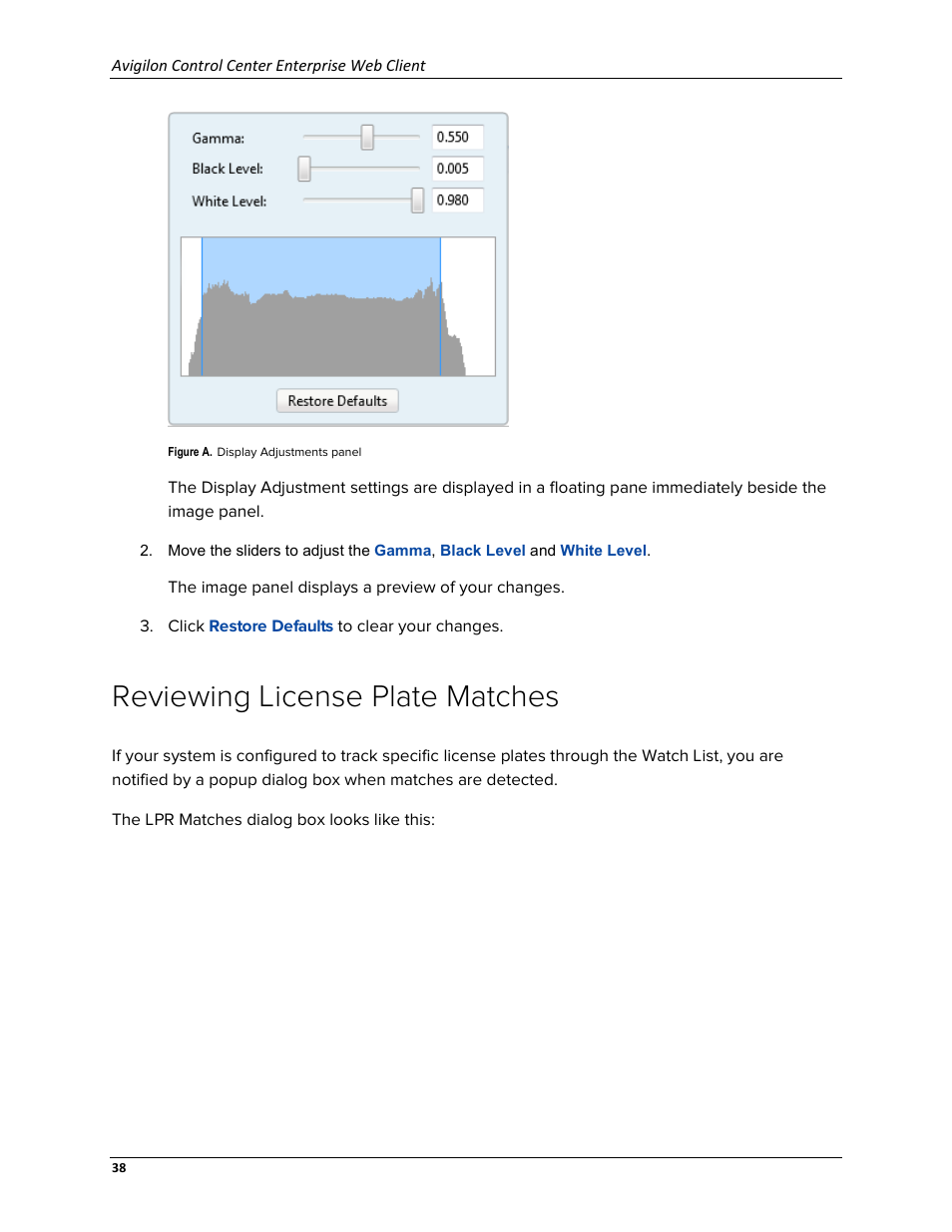 Reviewing license plate matches | Avigilon ACC Enterprise Web Version 5.2 User Manual | Page 48 / 90