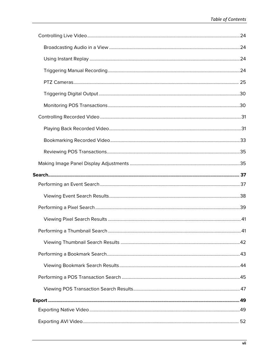 Avigilon ACC Standard Web Version 5.2 User Manual | Page 7 / 74