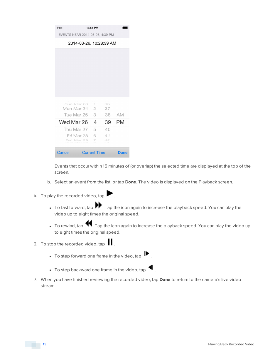 Avigilon ACC Mobile Version 1.4.0.2 for iOS User Manual | Page 16 / 19