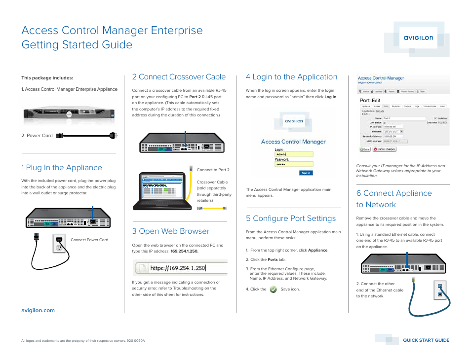 Avigilon Access Control Manager - Enterprise User Manual | 2 pages