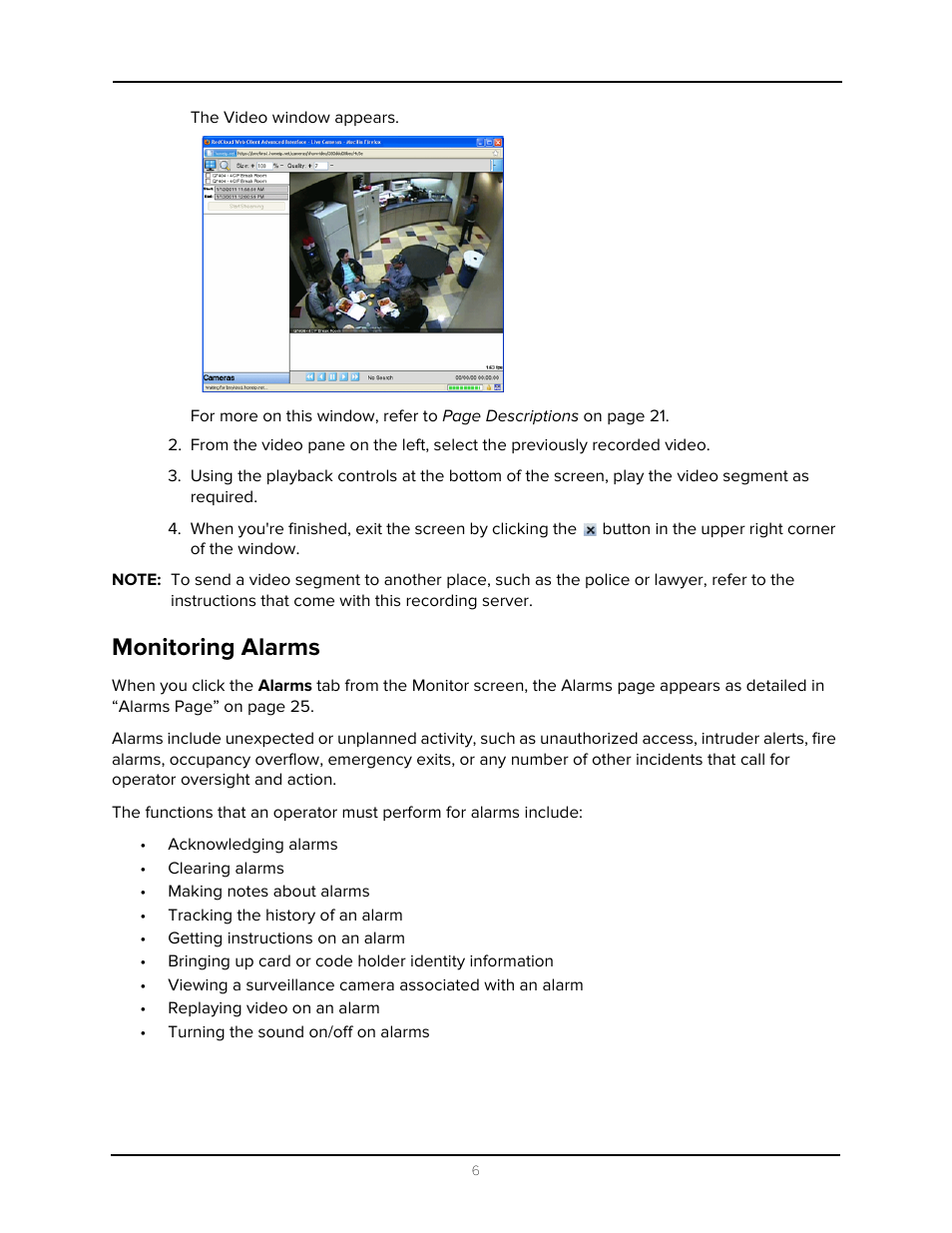 Monitoring alarms | Avigilon Access Control Manager - Alarm Monitoring User Manual | Page 10 / 41