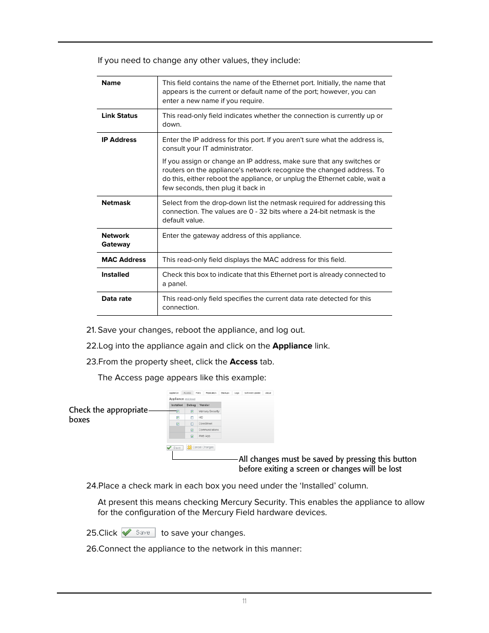 From the property sheet, click the access tab, Click to save your changes | Avigilon Access Control Manager - Avigilon Workflow Guide User Manual | Page 15 / 119