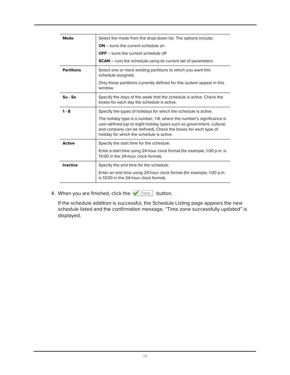 When you are finished, click the button | Avigilon Access Control Manager - Avigilon Workflow Guide User Manual | Page 38 / 119