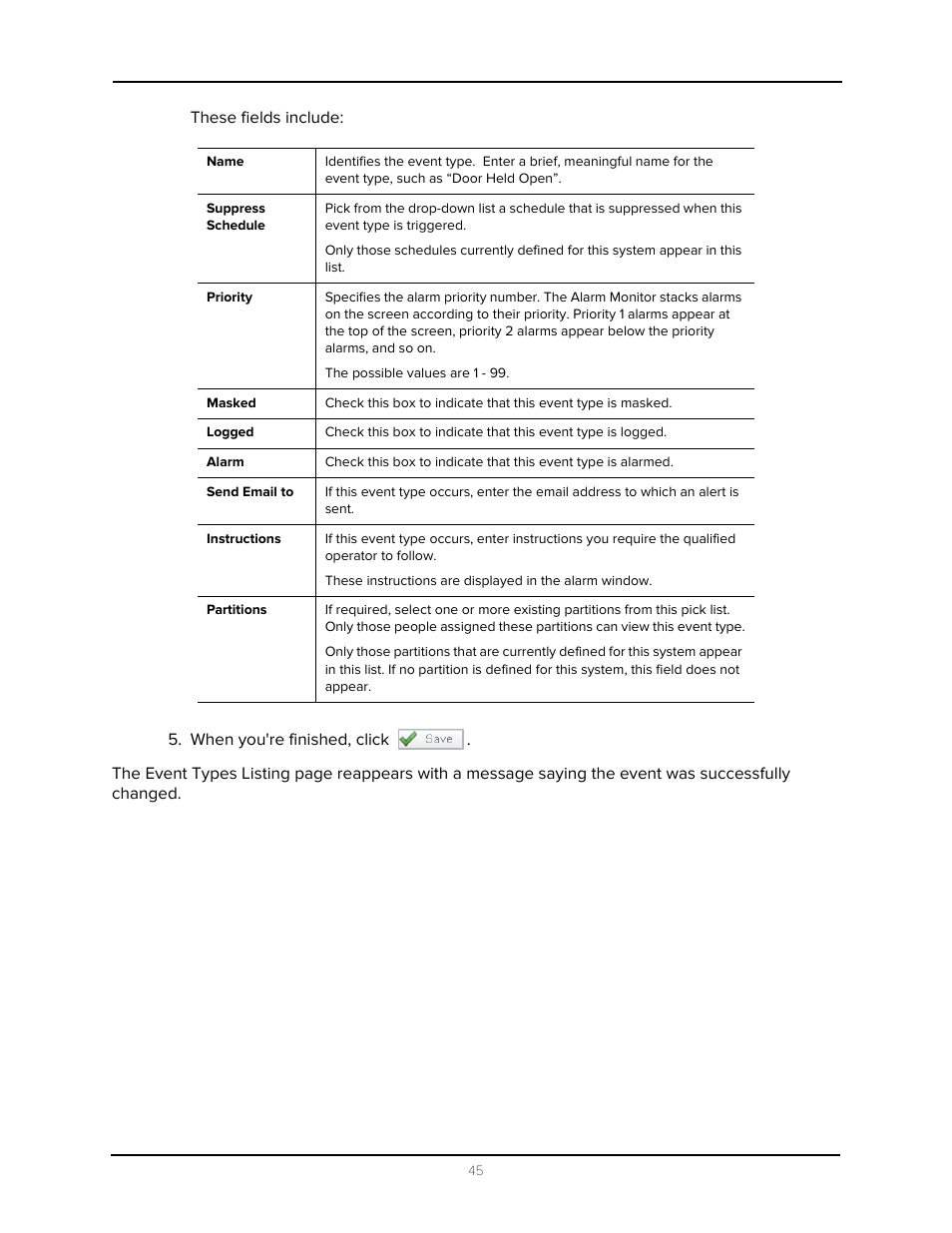 When you're finished, click | Avigilon Access Control Manager - Avigilon Workflow Guide User Manual | Page 49 / 119